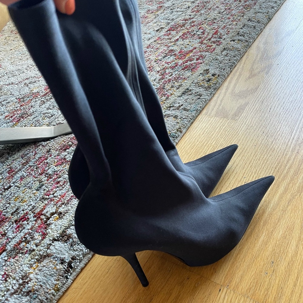 Balenciaga Knife high heel sock boots